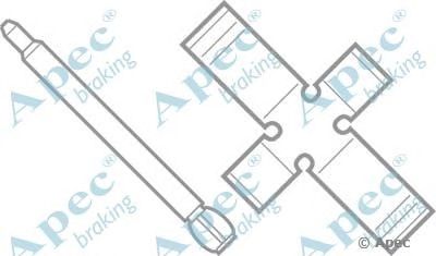 APEC BRAKING kit280 -  Комплектующие, тормозные колодки